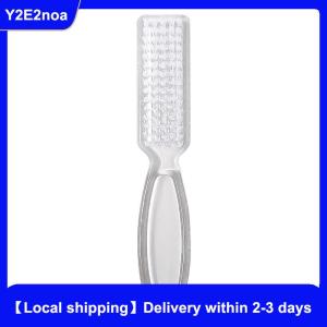【Local shipping】 Cleaning Nail Brushes Transparent Long Handle Soft Remove Dust Nail Brushes Multifunctional Five Color Manicure Pedicure Tools
