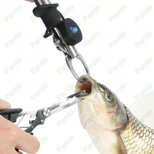 PANDA Alat penjepit bibir mulut ikan Multifungsi umpan pancing tang baja Alat penjepit mulut ikanTang kail pancing Fish Lip Gripper Kit / Fishing Lure Pliers Fishing Pliers Scissors Fish Lip Grip Kit [Stok & Pengiriman Cepat]