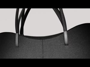 (Ac) กระเป๋าสไตล์ปีก ACOLLIE กระเป๋าทรงถังหนังวัวชั้นยอดสีฟ้ากระเป๋าถือหนังแท้กระเป๋าทรงสี่เหลี่ยมมีหูหิ้วสะพายไหล่เดินทางความจุขนาดใหญ่