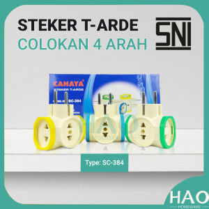 STEKER T-Arde 4arah / Colokan Cabang Multi CAHAYA SC-384