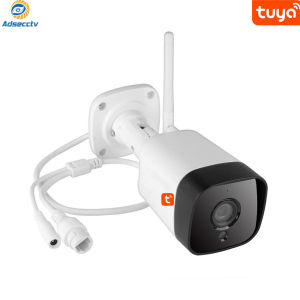 Outdoor IP WiFi Camera Tuya Smart Life H.265 Surveillance Waterproof Camera 2-Way audio night vision Metal Casing high level CCTV Camera AS-TY7201H