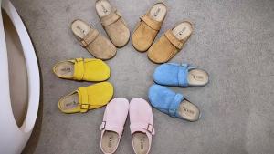 Fashionable Soft-Soled WomenS 2026 New Spring Slip-On Loafers Versatile Retro Closed-Toe Mules