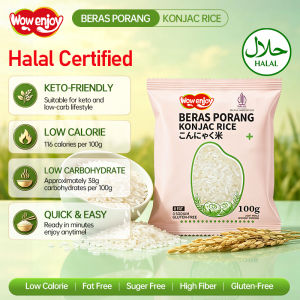Konjac Rice Shirataki Rice Low Kcal Instant Rice Keto‑Friendly Low‑Calorie No‑Cook Portable & Travel 100g