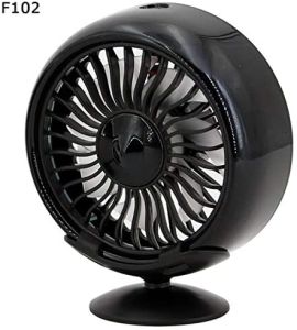 Central Console Fan Air Conditioning Vehicle Air Outlet F101 F102 3 Speed Wind Adjustment Colorful Light Auto Cooler Car Fan