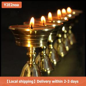 【Local shipping】 Multi-Size Golden Copper Alloy Candle Holder Candlestick Candelabrum Home Decor