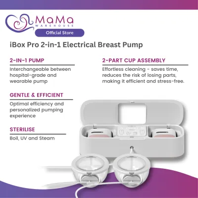 imani iBox Pro 2-in-1 Electrical Breast Pump (Hospital Grade + Wearable)