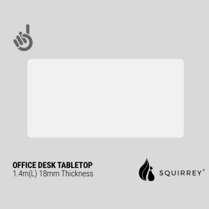 Squirrey Electric Standing Desk Tabletop (140x70cm 18mm)  Engineered Wood  4 Color Options