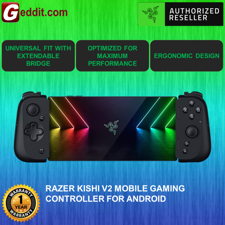 RAZER KISHI V2 UNIVERSAL MOBILE GAMING CONTROLLER (FOR ANDROID / FOR IP