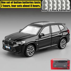 2026 1:32 BMW X3M X3 IM SUV Alloy Metal Diecast Model Car Sound And Light Childrens Toy Car High Simulation Ornament Holiday Present