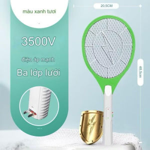 Vợt bắt muỗi gấp gọn thông minh kiêm đèn bắt muỗi tự động 2 Trong 1 bảo hành 12 tháng pin sạc tích điện 1200 mah