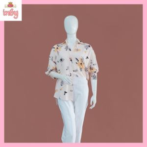 INBY FASHION - Baju kemeja Katun Rayon motif kekinian uk OverSize (10)