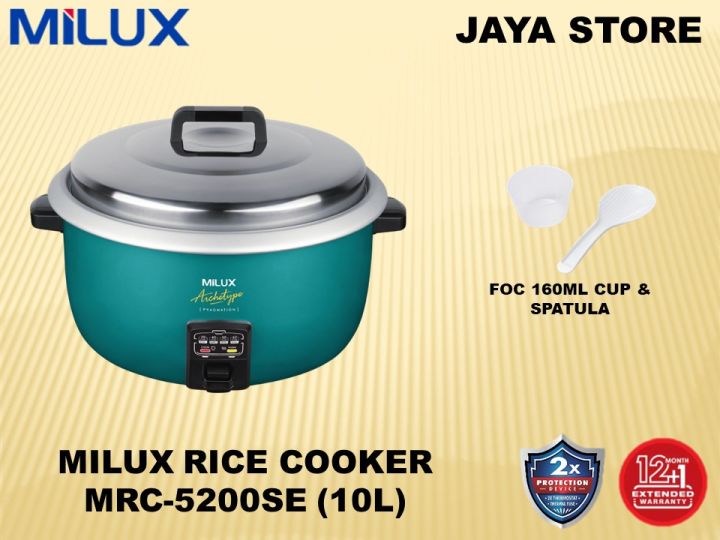 Milux 10L Commercial Large Electric Rice Cooker MRC-5200/SE (Boleh ...