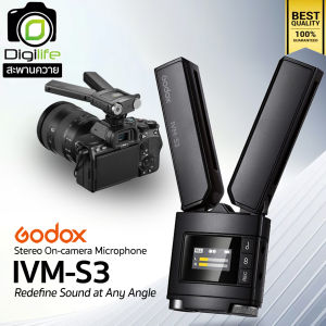 Godox Microphone IVM-S3 Stereo On-camera Microphone สำหรับ Camera Smartphone Tablets & Laptop -รับประกันศูนย์  Godox Thailand 1เดือน / Digilife