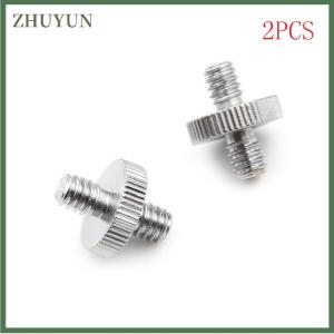 ZHUYUN 2PCS 1 4 1 4 Male to 1 4 Male Threaded Screw Adapter Double Head Screw