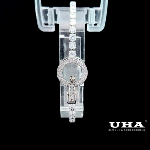 L680 Lắc tay nữ thiết kế sang trọng đính đá cz sáng lấp lánh UHA