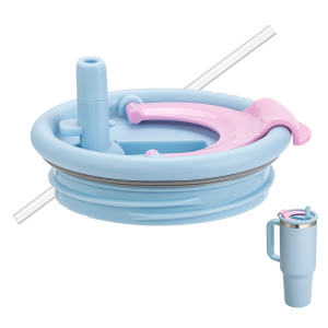 40oz Leakproof Replacement Tumbler Lids Compatible for Stanley Reusable Tumbler Flip Straw Lid
