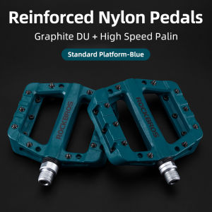 Rockbros Bàn Đạp Xe Đạp Con dấu siêu nhẹ vòng bi Bàn Đạp Xe Đạp đi xe đạp Nylon road xe đạp leo núi BMX bàn đạp đế bằng phụ kiện Phụ tùng xe đạp