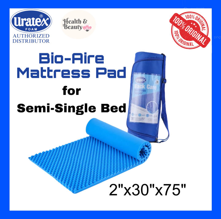 Uratex Back Care BioAire Egg Mattress Topper / Anti Bedsore in Blue