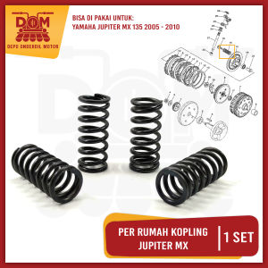 Per Rumah Kopling Jupiter MX (PSP) Isi 4 Spring Clutch Pir Kampas Kopling Standart Jupiter MX 135