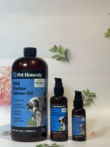 (Chai Chiết) Dầu Cá Hồi cho Chó Mèo Pet Honesty Wild Alaskan Salmon Oil. Chăm Sóc Lông và Da Cam Kết Chính Hãng