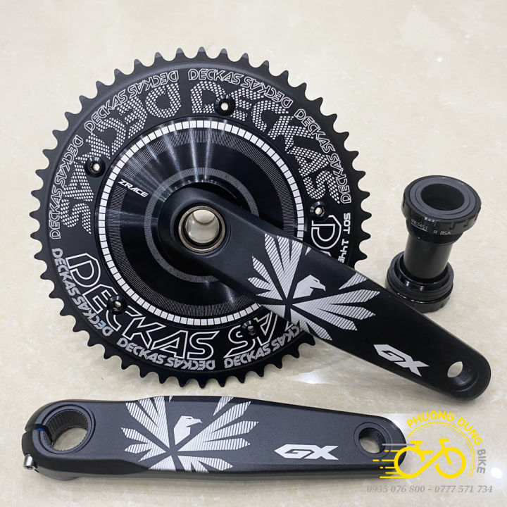 Đùi đĩa nhôm (Giò dĩa) rỗng xe đạp 1 Tầng Fixed gear GX ZRACE | Lazada.vn