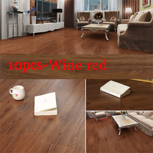 10 Pcs Vinyl Floor Sticker Waterproof Excellent Quality pvc Flooring Mat Decorative Wood Grain Self adhesive Sticker