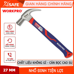 Búa nhổ đinh 27mm cán bọc cao su Workpro - WP2241044