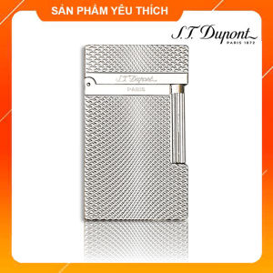 Hộp Quẹt Bật Lửa Dupont D12T Họa Tiết Kẻ Dọc Tạo Lượn Sóng Độc Đáo - Dùng Ga Đá Cao Cấp