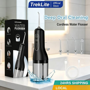 [SG] Smart Cordless Water Flosser IPX7 Waterproof 4 Modes 5 Nozzles 300ML Teeth & Gum Care
