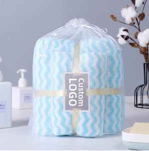 2in1 Set Towel Gift Microfiber Hand towel Face Towel Bath Towel Super Soft Comfortable Coral