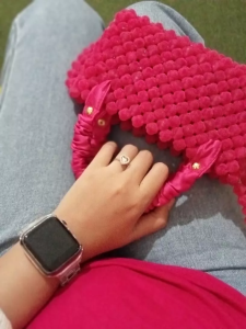 Beaded Bag | Tas Manik Slempang | Tas Monte Handmade