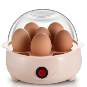 Electric Egg Cooker Steamer 150W Auto Shut-Off Anti-Dry Burn 2/6/12 Egg Capacity Rapid Boiler & Poacher Omelet Maker
