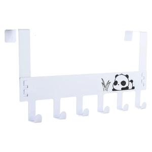 ตะขอเกี่ยวเหนือประตูตะขอพลาสติกแบบถอดได้สำหรับผนังติดตั้งง่ายป้องกันความเสียหายกล่องเก็บใช้ในบ้าน