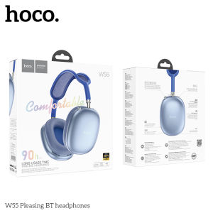 HOCO W55 Qua Tai Tai Nghe Buetooth Tai Nghe Nhạc Không Dây Mic Tai Nghe Âm Thanh HiFi Âm Thanh Nổi Tai Nghe Thể Thao 40MM AUX TF2026