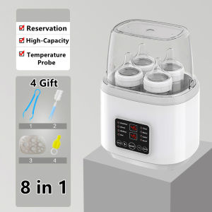8 in 1 Electric Milk Bottle Warmer Convenient Sterilization Heating Bottle Steam Sterilizer