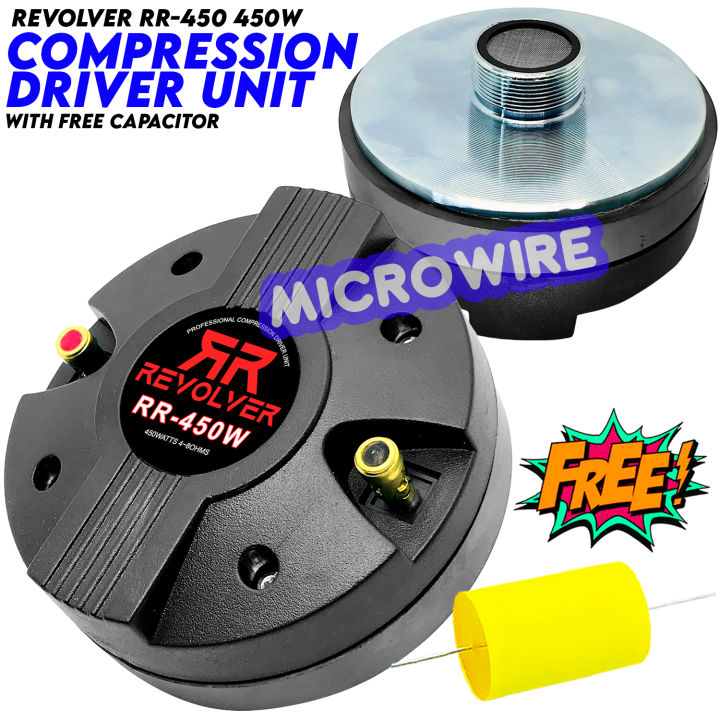 450W Revolver Compression Driver Unit RR-450W With Capacitor
