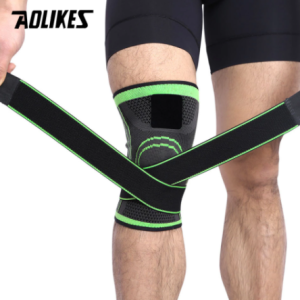 HOLA AOLIKES 1PCS 3D Knee Support Professional Protective Sports Knee Pad Breathable Bandage Knee Brace Basketball Tennis Cycling