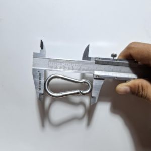 Móc khóa móc treo an toàn inox không rỉ cao cấp 6li dài 6cm