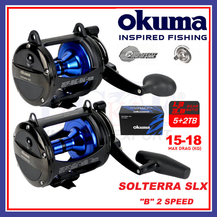 Okuma Solterra B 2 Speed Reel Fishing Drum Reel Saltwater