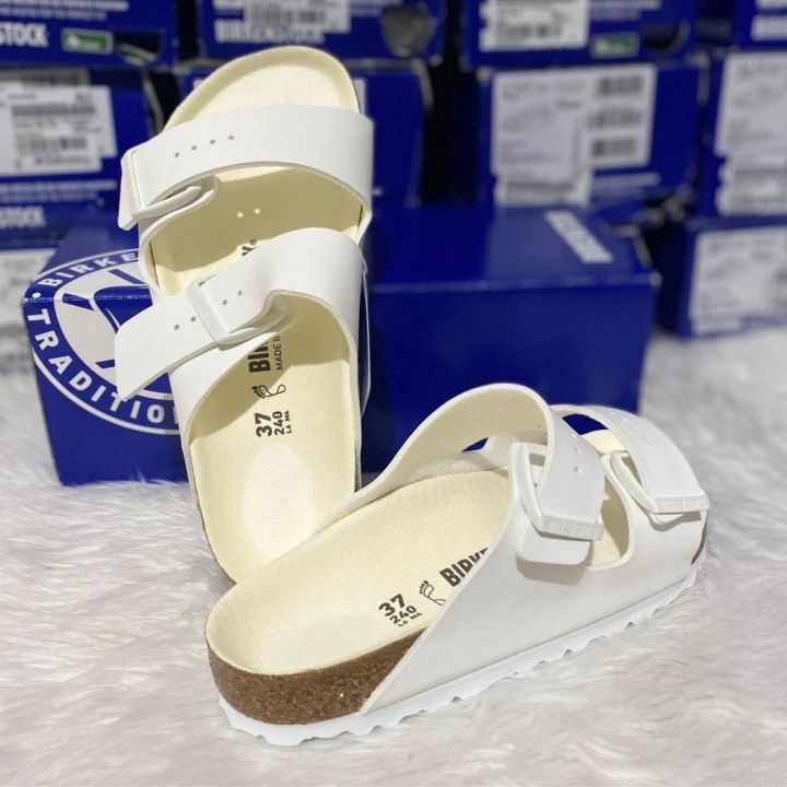 White birkenstocks best sale in store