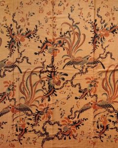 Kain Batik Motif Burung Arsir Krem: Seragam Bridesmaid Murah Pekalongan