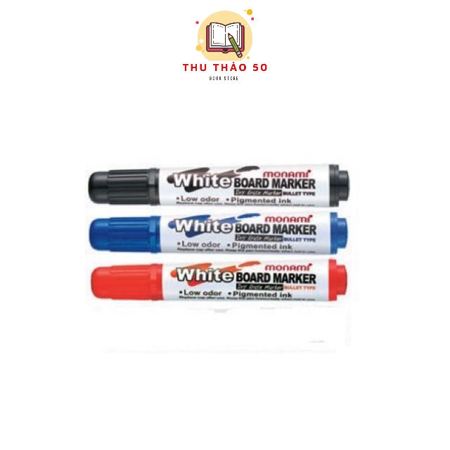Bút lông, bút dạ, bút phớt dùng để viết bảng xóa được Hàn Quốc hiệu Monami Korea. - Văn phòng phẩm Thu Thảo | Lazada Việt Nam