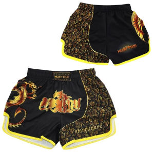 Boxing Shorts Men Women Dragon Tiger Muay Thai Shorts Sparring Grappling Cage Fighting Kickboxing Shorts Martial Arts Clothing