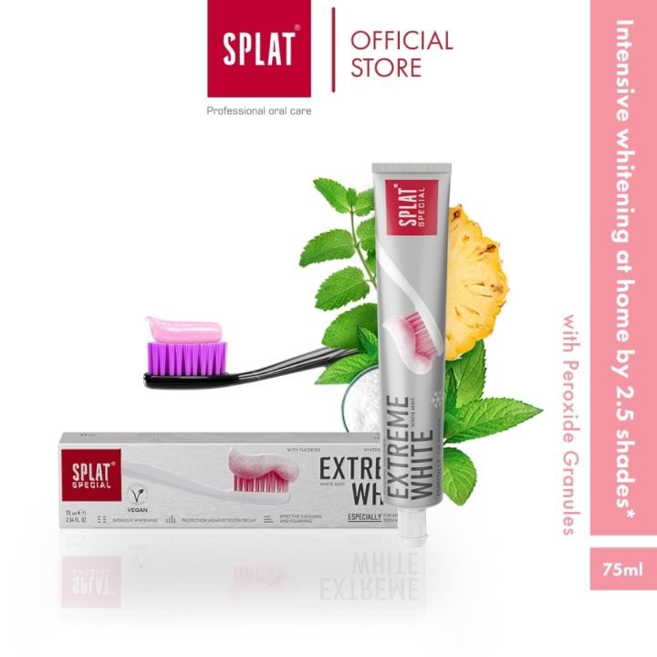 SPLAT Special Series Extreme White Toothpaste [75ml] EXP May 2025 | Lazada