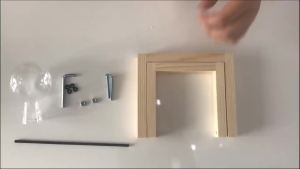 Bình thủy canh khung gỗ sáng tạo cây củ cải xanh bình hoa thủy tinh trong suốt vật trang trí bàn làm việc đồ trang trí nhà cửa