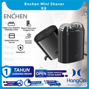 Enchen K8 Pop-up Mini Shaver Travel Alat Cukur 2D Elektrik Pencukur Jenggot Waterproof Portable Tahan Air Ringan Water Proof