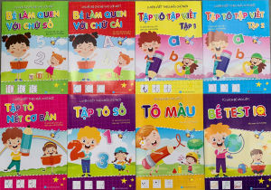 Sách - Bé chuẩn bị vào lớp 1 (túi 8 quyển)