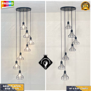 Lampu Gantung Hias Retro Minimalis 7 in 1