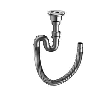 ống xả bồn rửa chén Phụ kiện đầy đủ lắp đặt nhanh chóng Phù hợp cho nhà bếp và phòng tắm Không rò rỉ nước an toàn khi sử dụng Khả năng chịu nhiệt tốt，bộ xả bồn rửa chén 2 hộc，bộ xi phông chậu đôi