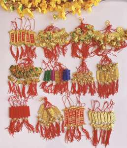 Sỉ 50-100 Dây Liễn/Dây Khánh/Cá Chép/Chúc Mừng Năm Mới (8-15 loại đủ mẫu) - treo trang trí cây mai cây đào